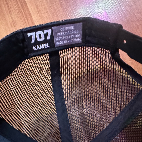 Trucker Snap back hat Blue Camo - Picture 4 of 6